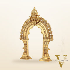Exquisite Brass Standing Prabhavali Arch Frame 17 inch