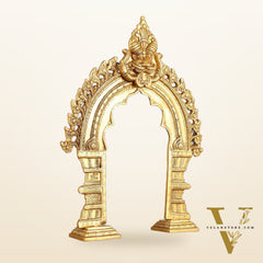 Exquisite Brass Standing Prabhavali Arch Frame 17 inch