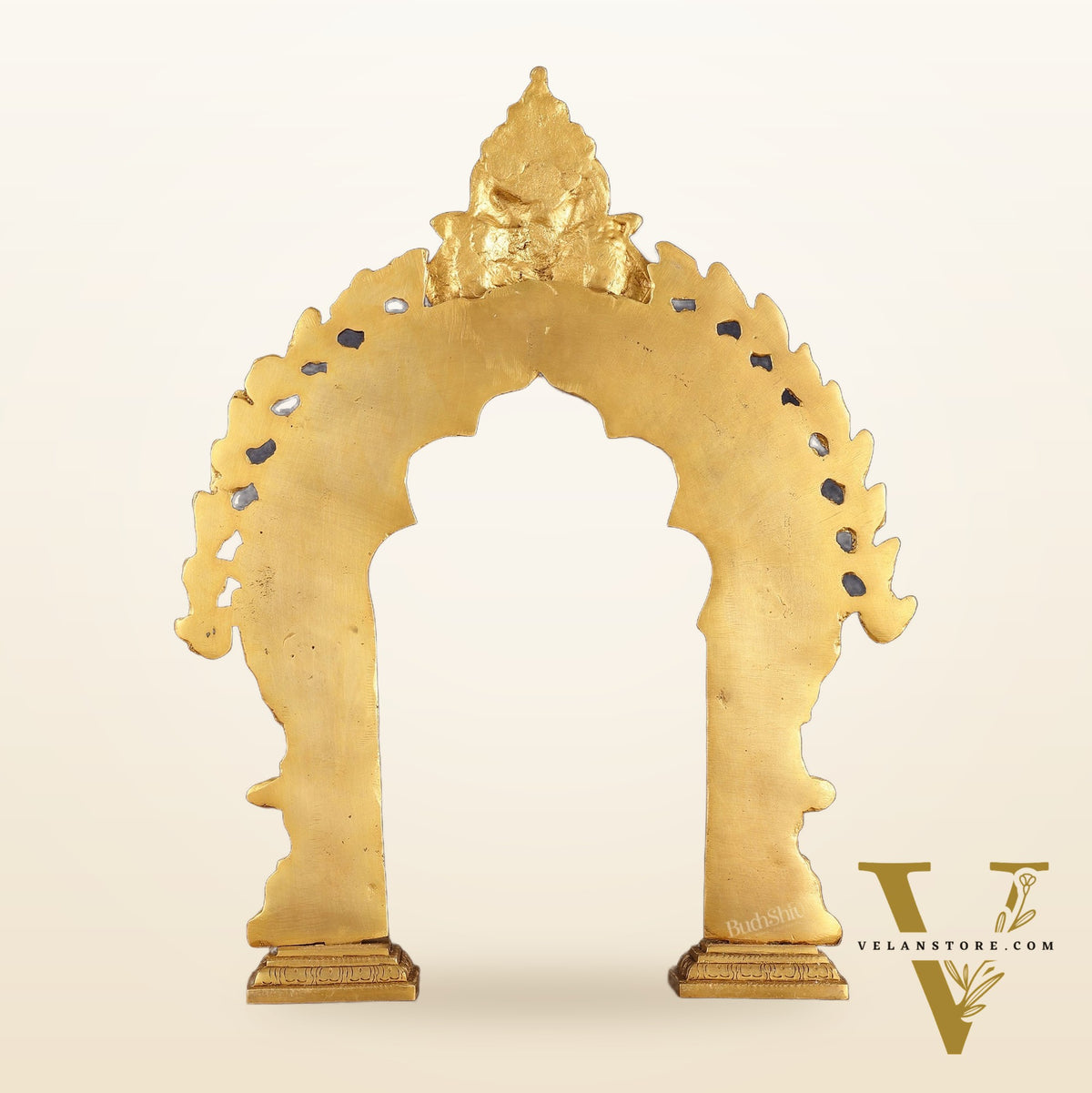 Exquisite Brass Standing Prabhavali Arch Frame 17 inch