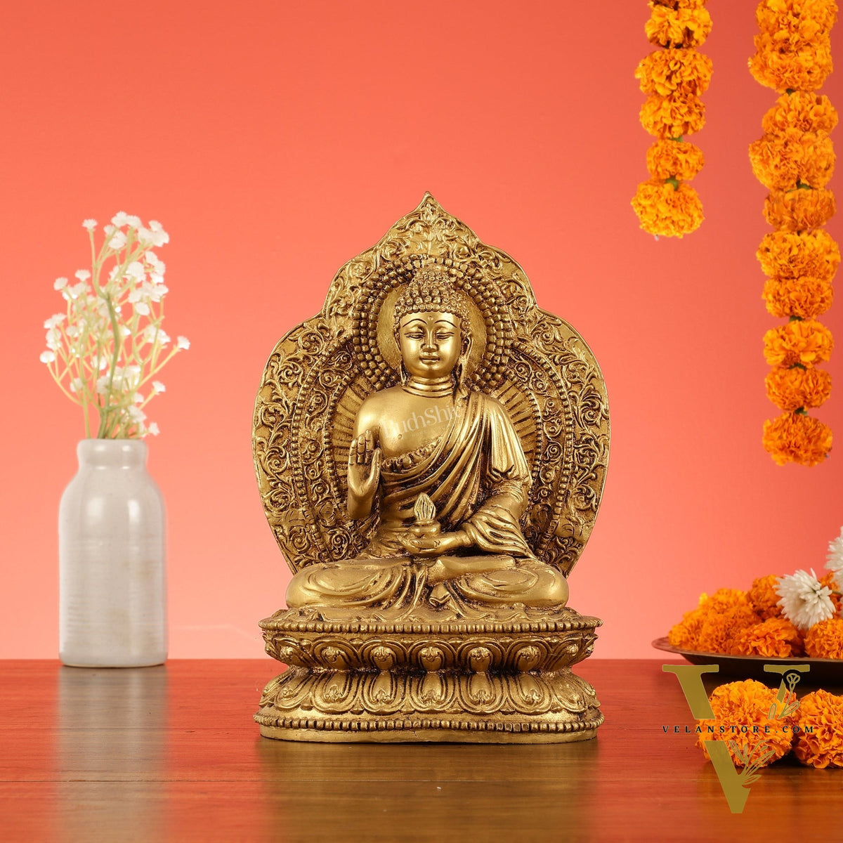 Exquisite Brass Superfine Buddha Statue | 10.5"