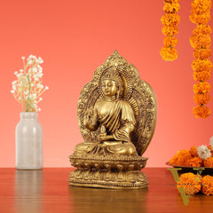 Exquisite Brass Superfine Buddha Statue | 10.5"