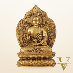 Exquisite Brass Superfine Buddha Statue | 10.5"