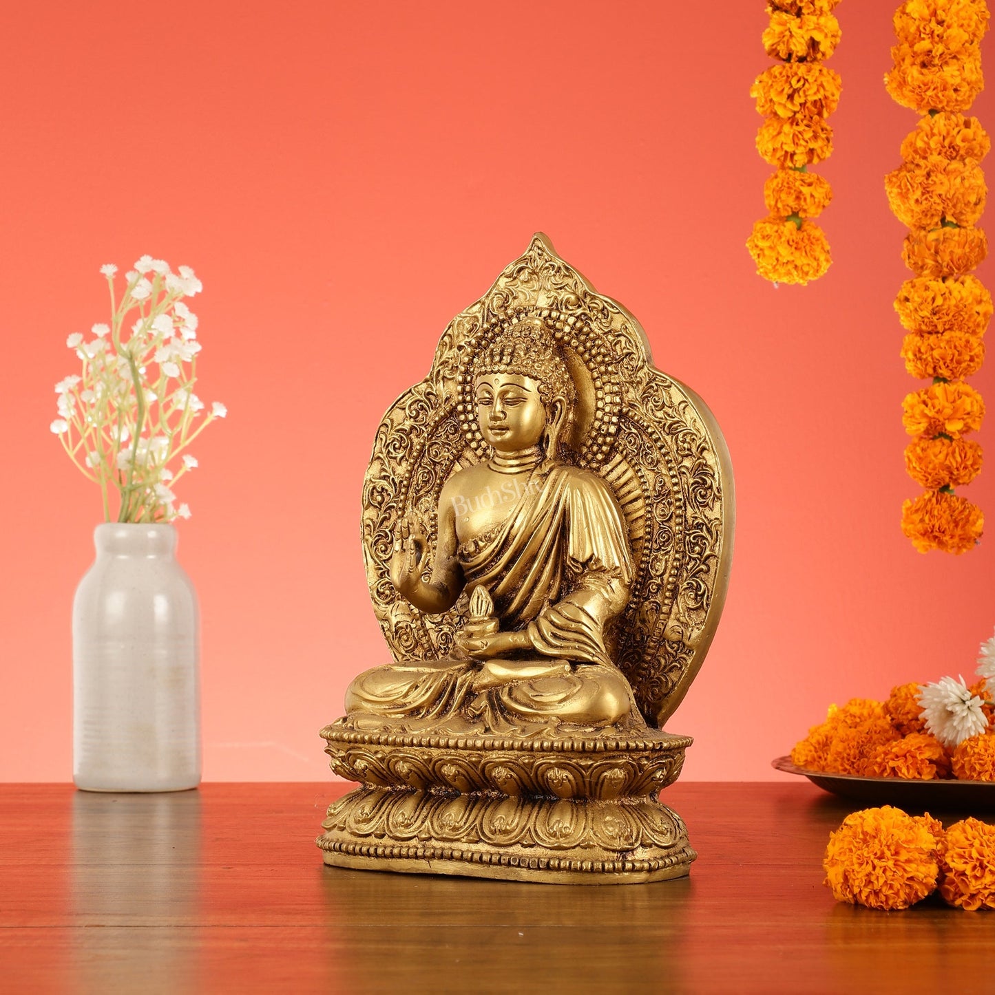 Exquisite Brass Superfine Buddha Statue | 10.5"