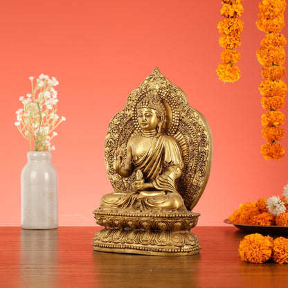 Exquisite Brass Superfine Buddha Statue | 10.5"