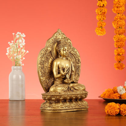 Exquisite Brass Superfine Buddha Statue | 10.5"