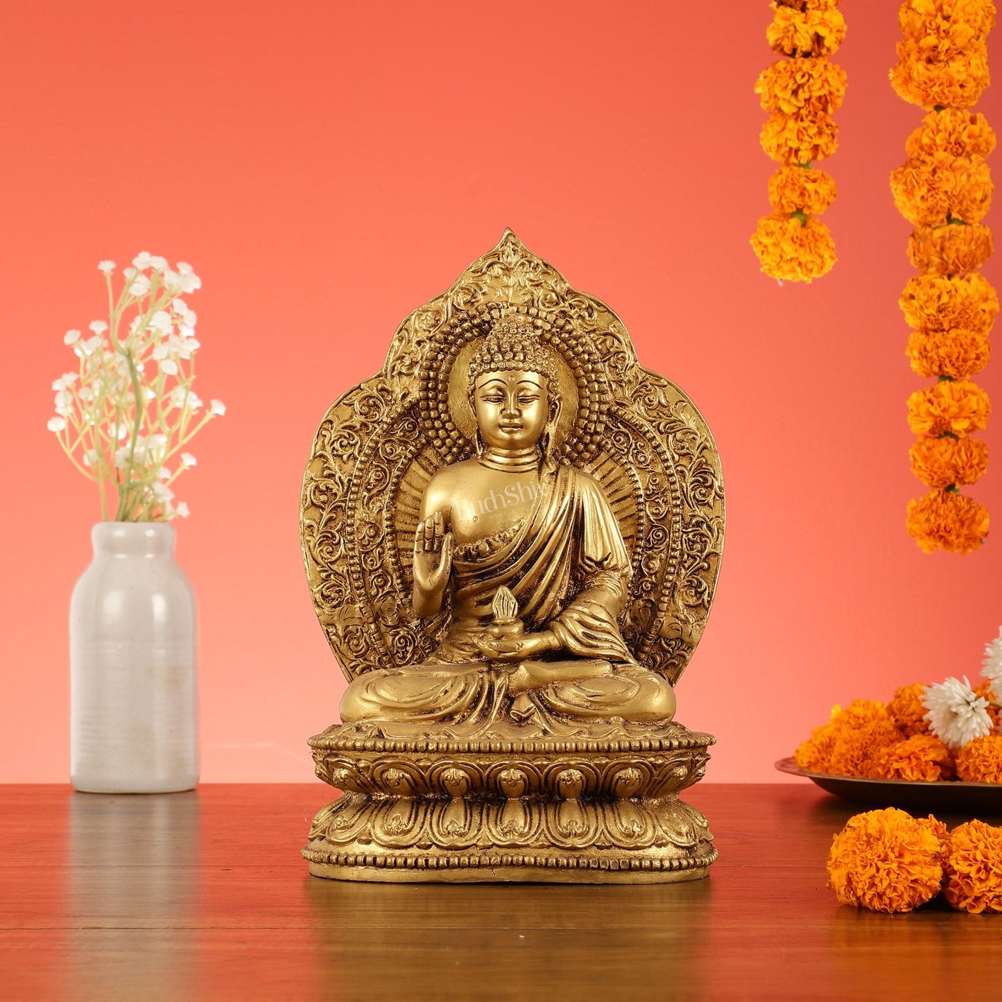 Exquisite Brass Superfine Buddha Statue | 10.5"