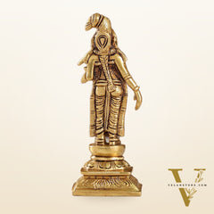 Exquisite Brass Superfine Goddess Andal/godadevi Statue | 6" Height |