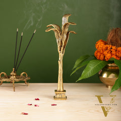 Exquisite Brass Superfine valaimaram Banana Tree 11 inch