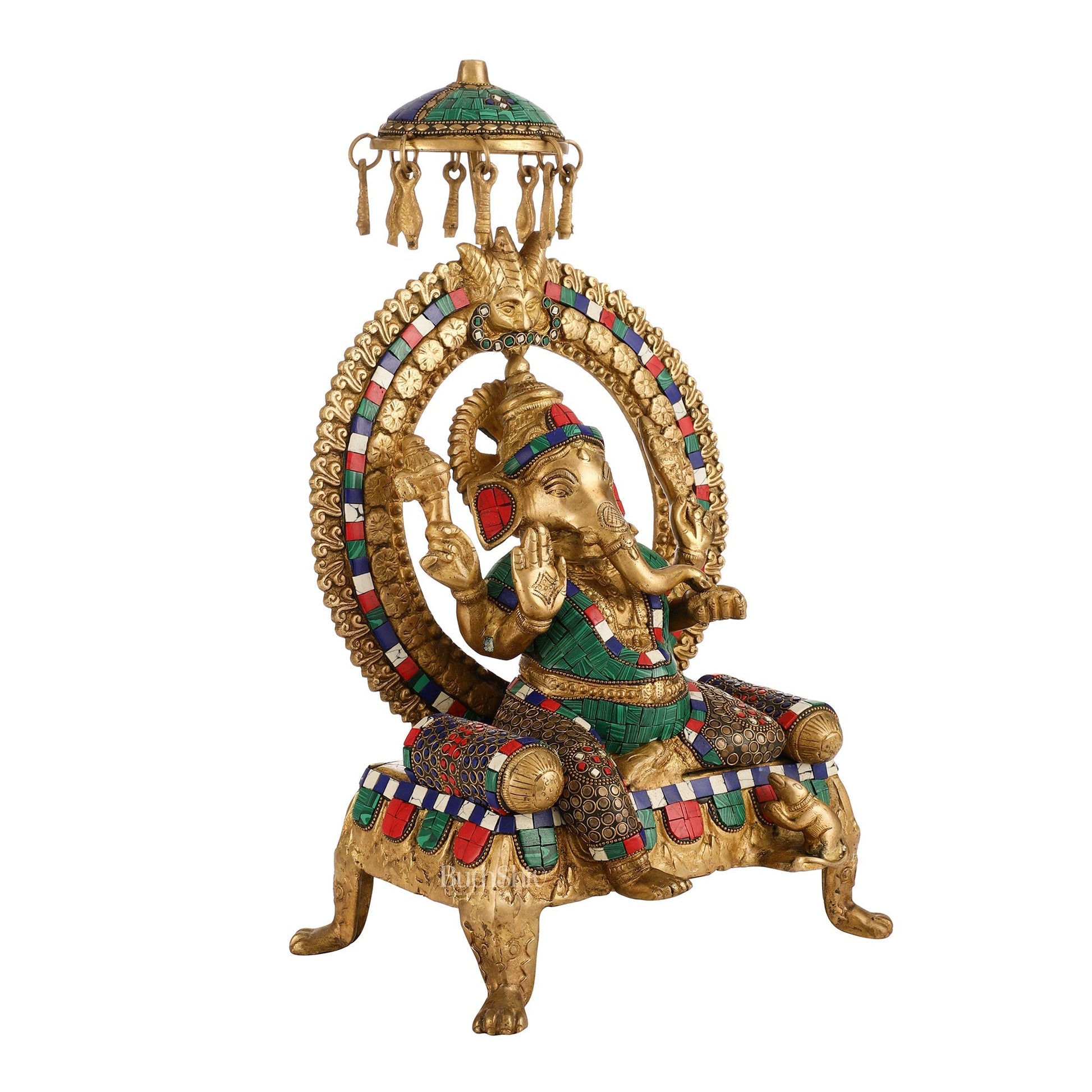 Exquisite Handcrafted Lord Ganesha Statue -  18 inch