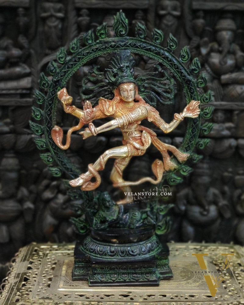 Exquisite Handcrafted Nataraja Statue - 21" Height