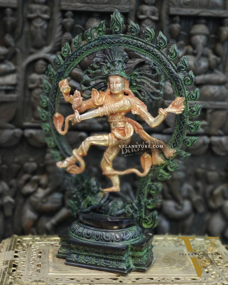 Exquisite Handcrafted Nataraja Statue - 21" Height