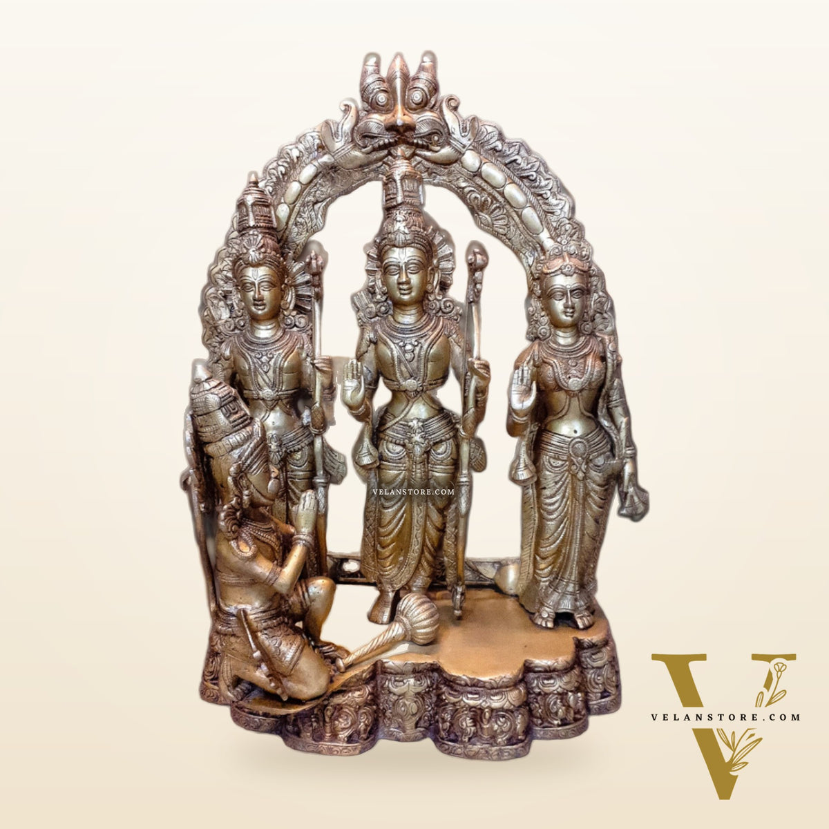 Exquisite Pure Brass Superfine Ram Darbar Statue 26 inch