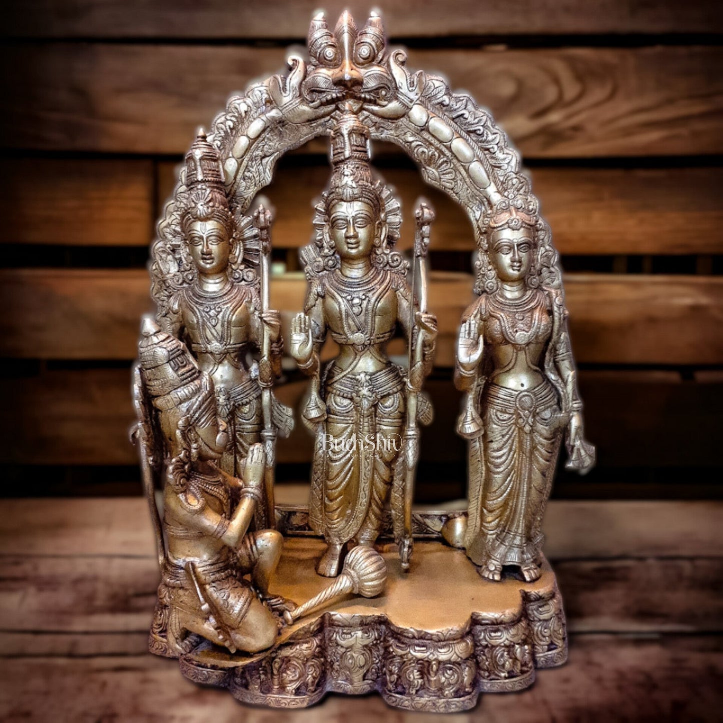 Exquisite Pure Brass Superfine Ram Darbar Statue 26 inch
