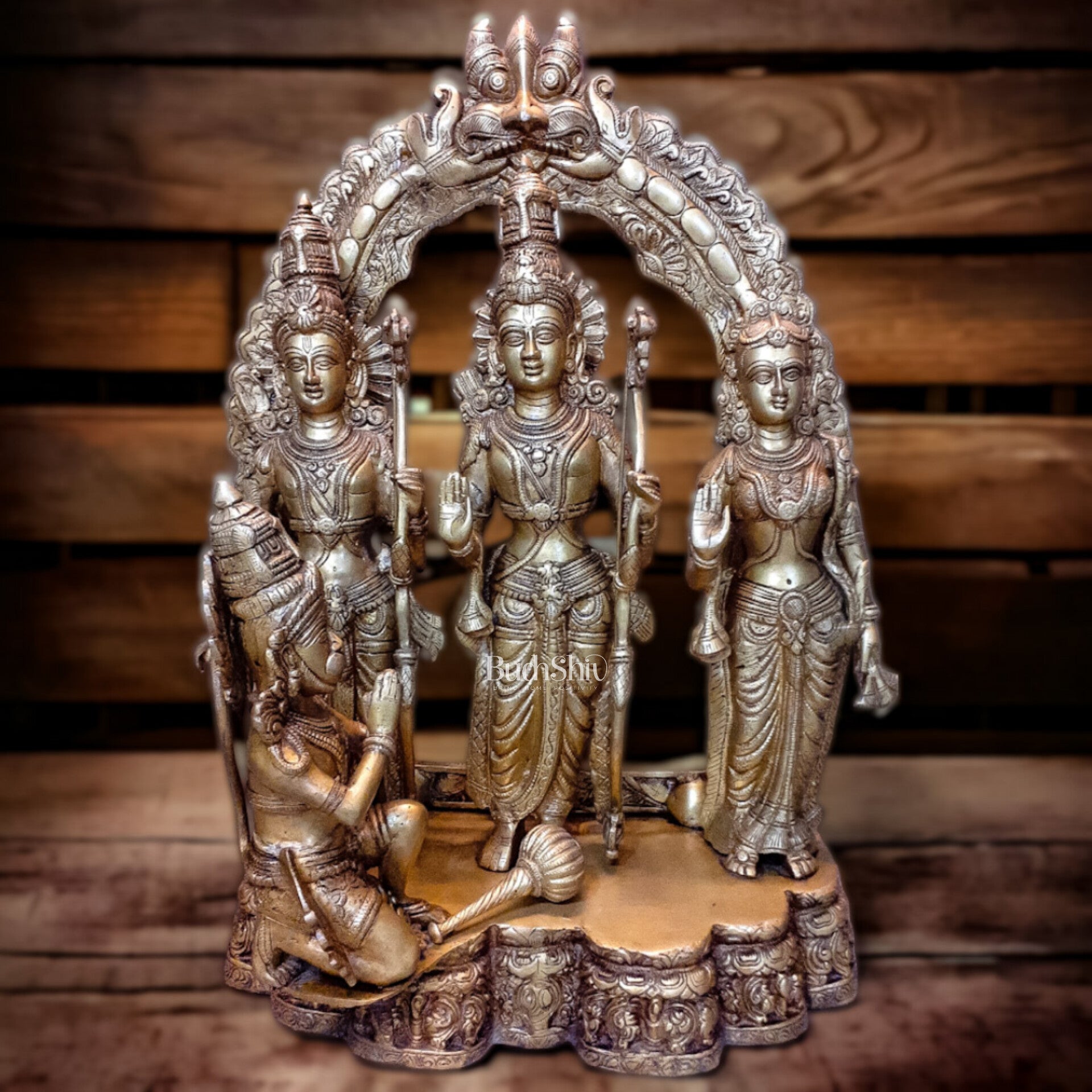 Exquisite Pure Brass Superfine Ram Darbar Statue 26 inch