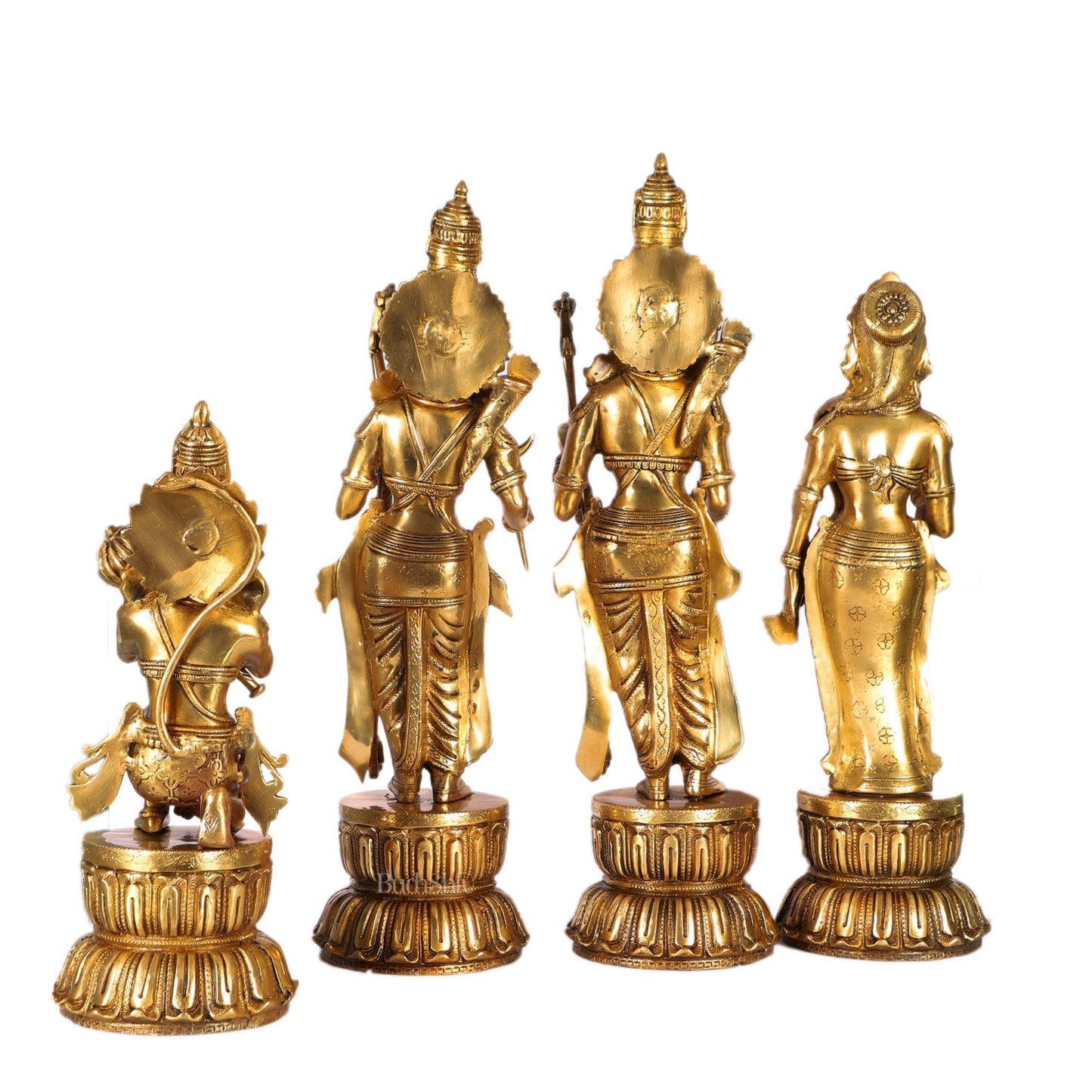 Exquisite Ram Darbar Set Superfine Brass idols 24"
