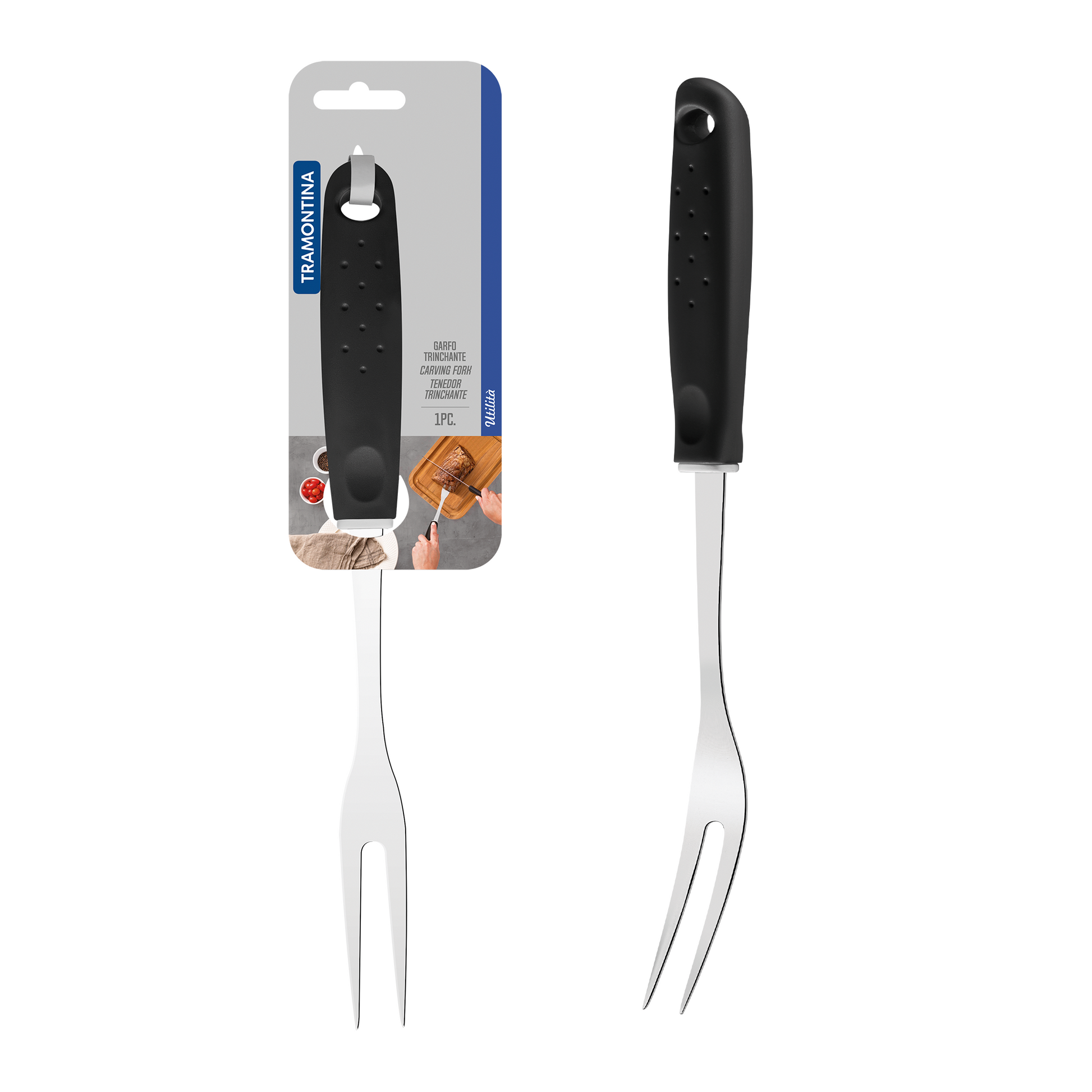 Utilita Carving Fork - Black