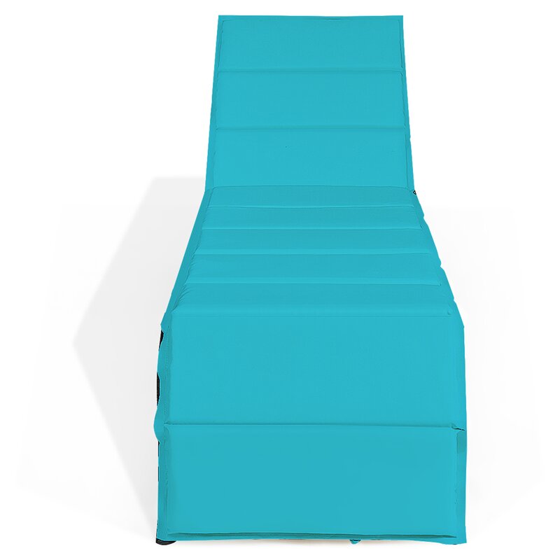 Claw Outdoor Swimming Poolside Lounger (Black)