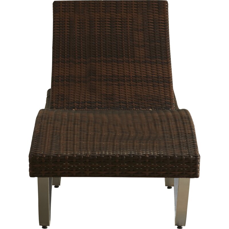 Crafter Outdoor Swimming Poolside Lounger (Brown)