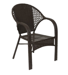 Rutu Outdoor Patio Seating Set 2 Chairs and 1 Table Set (Brown)