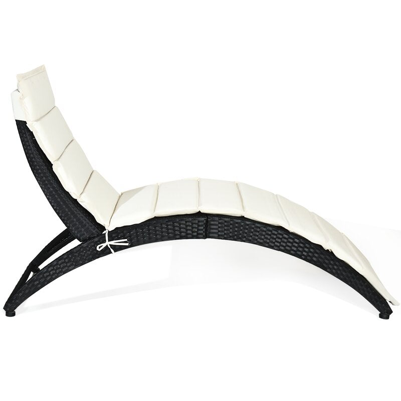 Grace Outdoor Swimming Poolside Lounger (Brown)