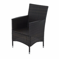 Bea Outdoor Patio Seating Set 2 Chairs and 1 Table Set (Black)