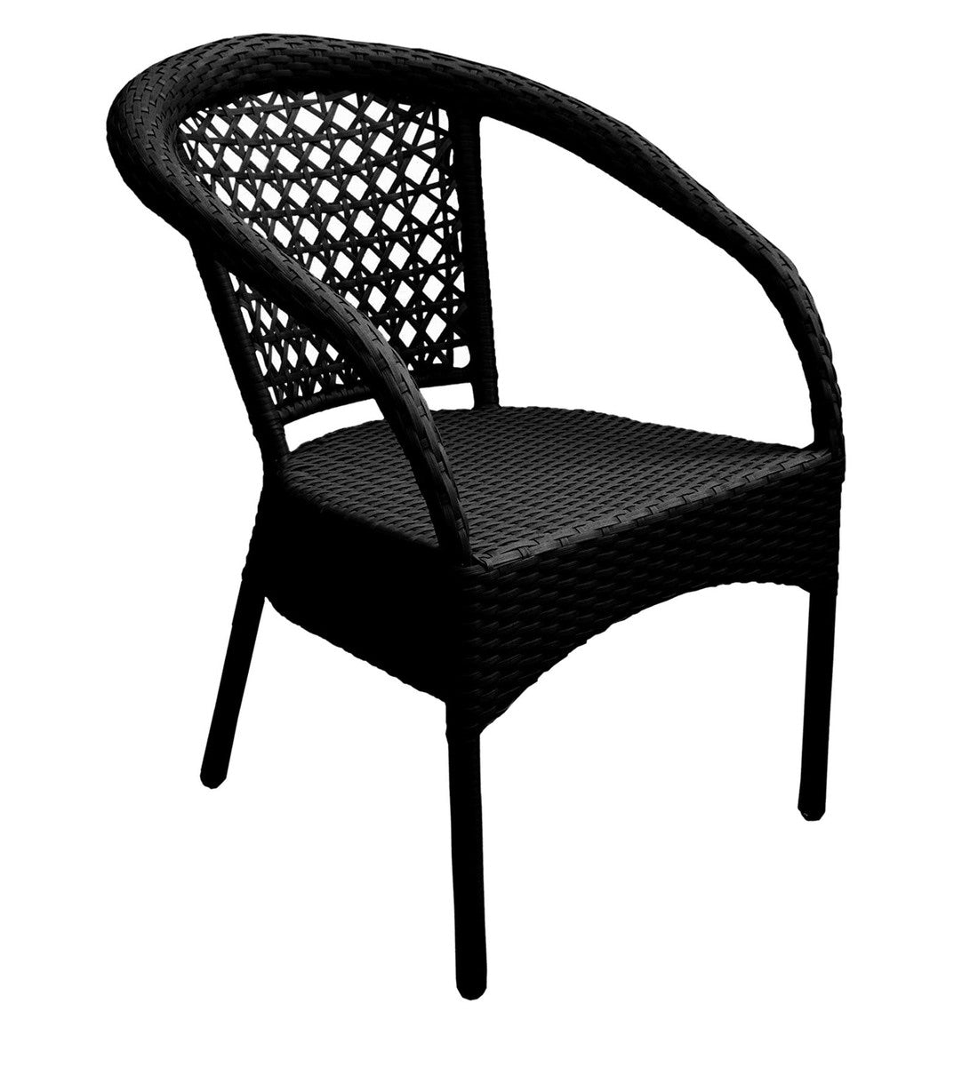 Aiman Outdoor Patio Seating Set 4 Chairs and 1 Table Set
