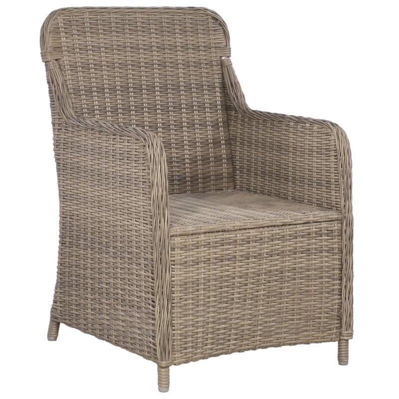 Maddy Outdoor Patio Seating Set 2 Chairs and 1 Table Set (Arabica)