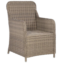 Maddy Outdoor Patio Seating Set 2 Chairs and 1 Table Set (Arabica)