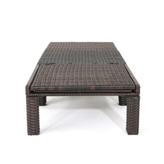 Bliss Outdoor Swimming Poolside Lounger (Brown)