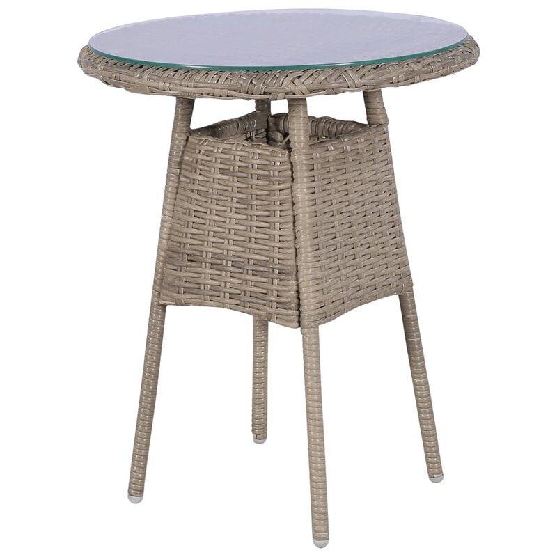 Maddy Outdoor Patio Seating Set 2 Chairs and 1 Table Set (Arabica)