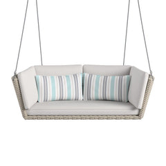 Sebastiano Double Seater Hanging Swing Without Stand For Balcony , Garden Swing (Cream)