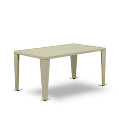 Alessandro Outdoor Patio Dining Set 4 Chairs and 1 Table (Cream)