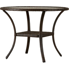 Angelo Outdoor Patio Dining Set 4 Chairs and 1 Table (Brown)