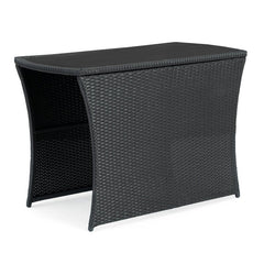Pru Outdoor Patio Seating Set 2 Chairs and 1 Table Set (Black)