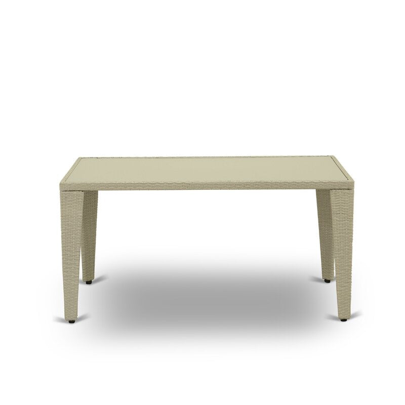 Alessandro Outdoor Patio Dining Set 4 Chairs and 1 Table (Cream)