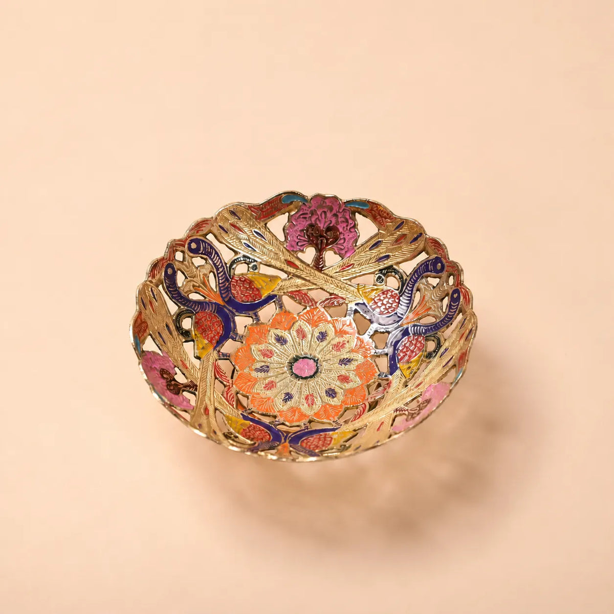 Brass Luxury Gift Hamper with Dhoop Dani, Bowl & Tortoise with Plate