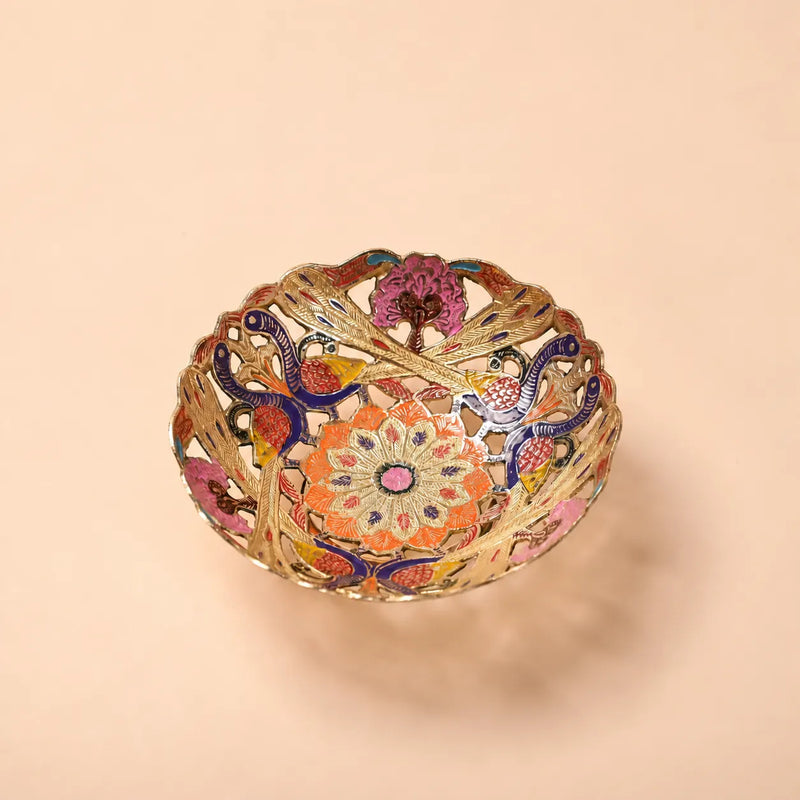 Brass Luxury Gift Hamper with Dhoop Dani, Bowl & Tortoise with Plate
