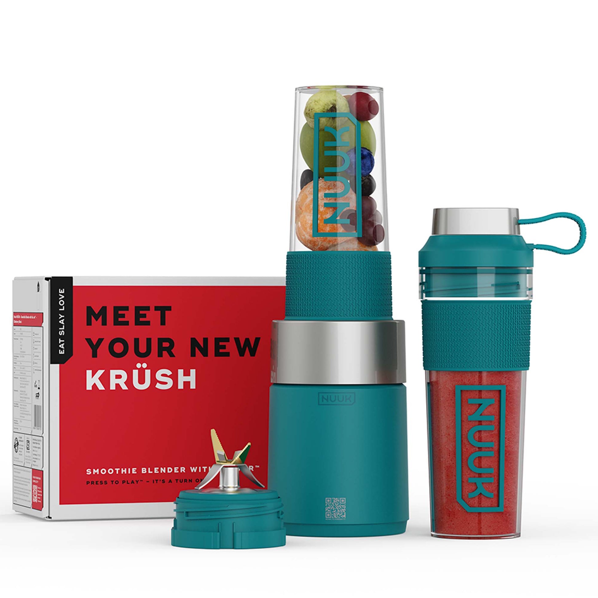 KRUSH | Compact Mixer Grinder with 2 Go Jars