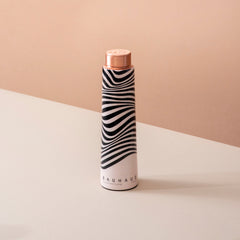 Handcrafted Pure Copper Water Bottle with Print
