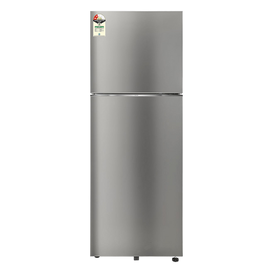 SAMSUNG 330 Litres 2 Star Frost Free Double Door Smart Wifi Enabled Refrigerator with Bespoke AI (RT34DG5A2BSLHL, EZ Clean Steel)