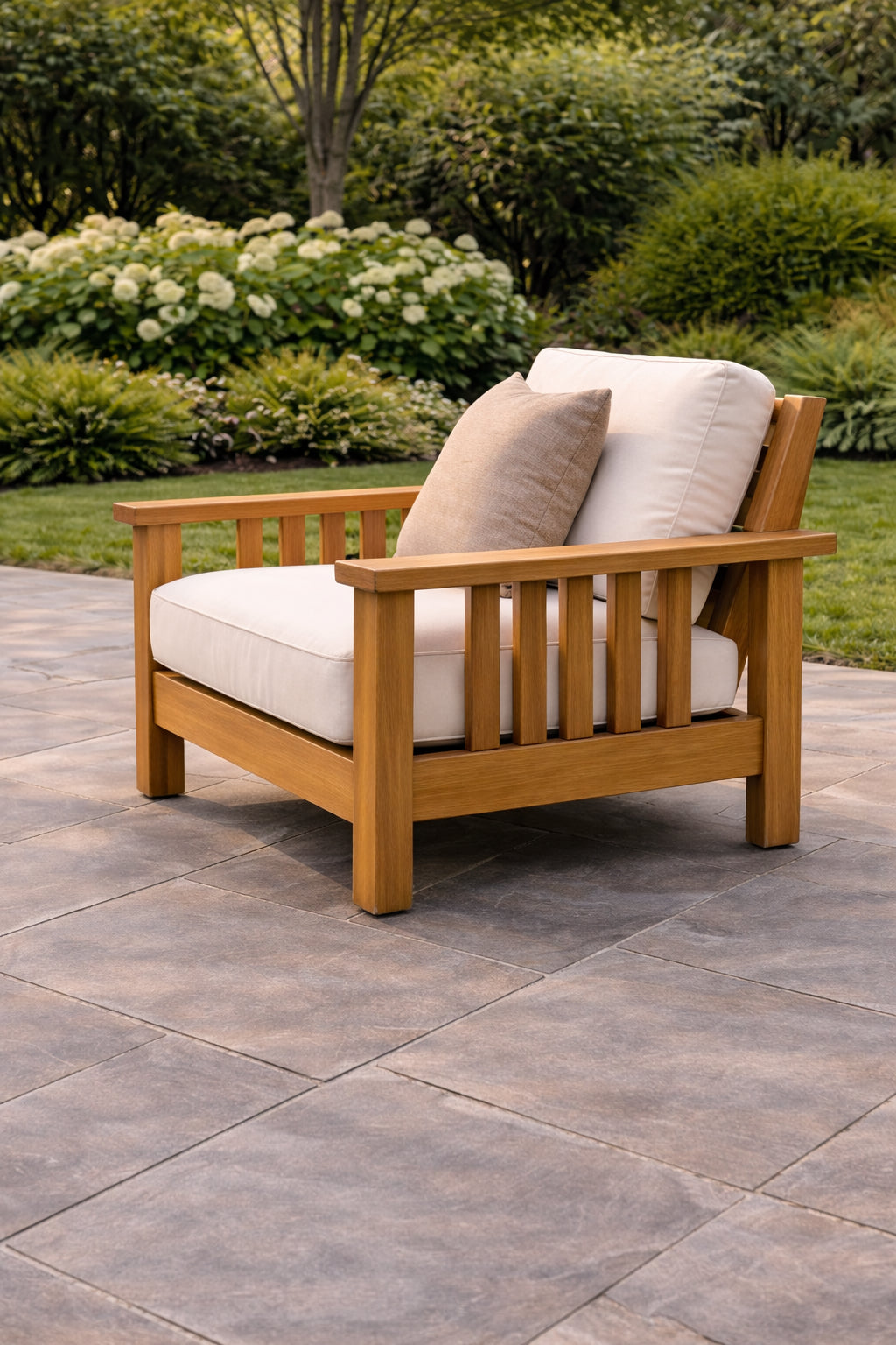 URBAN 1 Seater TEAK Wood Sofa