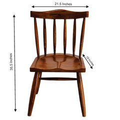 Elegant Solid Wood 4 Seater Dining Table Set with Chair