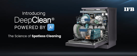 IFB 16 Place Settings with DeepClean® Technology Powered by AI Freestanding Dishwasher (Neptune VX16, Inox Grey, Largest Capacity Washes upto 92 Utensils, 70° Hot Water Wash)