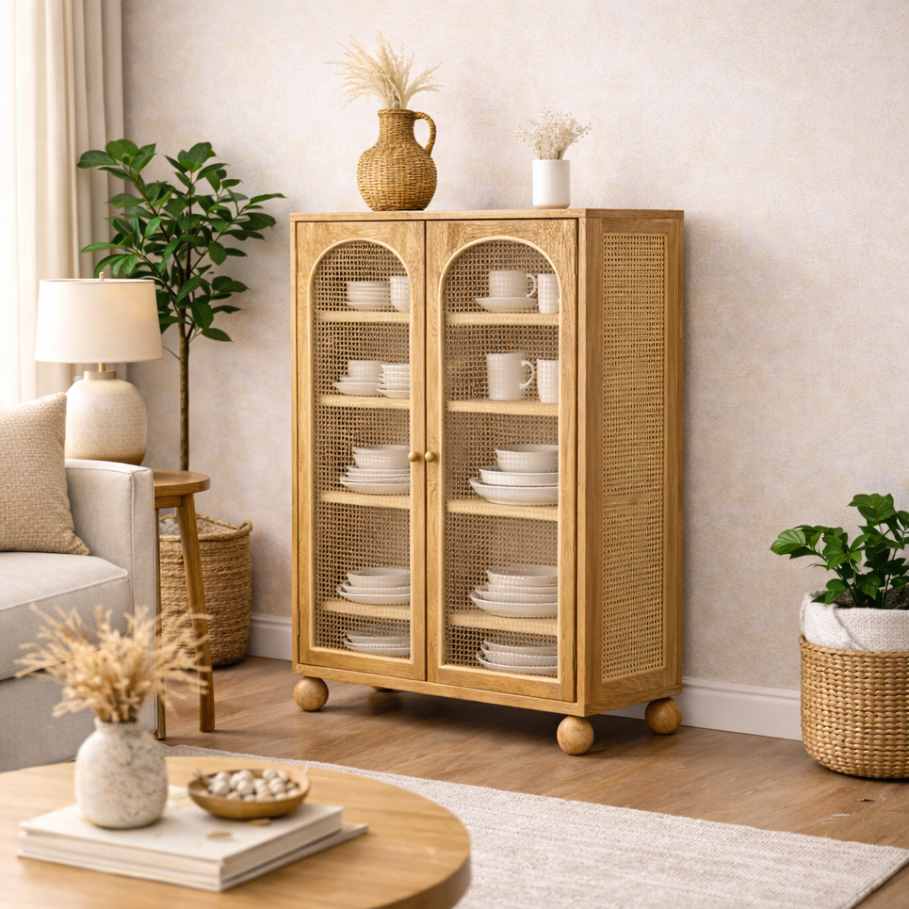 Valencia Rattan Large Crockery Unit