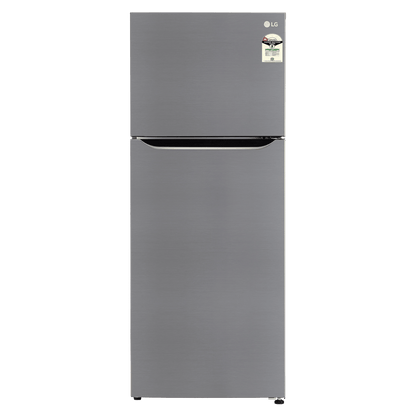 LG 446 Litres 1 Star Frost Free Double Door Convertible Refrigerator with Door Cooling Plus Technology (GL-T502CPZR, Shiny Steel)