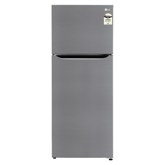 LG 446 Litres 1 Star Frost Free Double Door Convertible Refrigerator with Door Cooling Plus Technology (GL-T502CPZR, Shiny Steel)