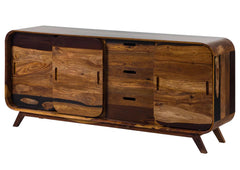 Mid-Century Sheesham Wood Sideboard / Media Console