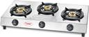 Prestige Fame Stainless Steel Stainless Steel Manual Gas Stove (3 Burners)