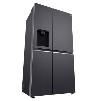 LG 630 Litres 3 Star Frost Free Side by Side Door Smart Wifi Enabled Refrigerator with Multi Air Flow (GL-L257CMC3, Matt Black)