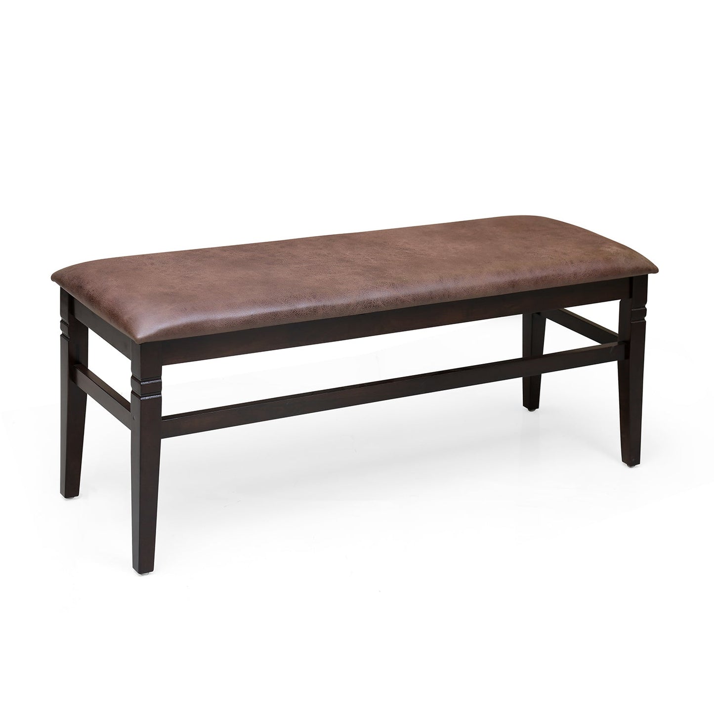 Nilkamal Fern Multi Use Long Sitting Bench for Living Room | Dining Room (Erin Brown)